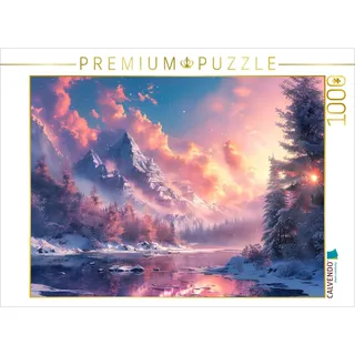 Calvendo Puzzle EIN Motiv aus dem Kalender Anime - Welten: Eine Reise durch verträumte Welten | 1000 Teile Lege-Größe 64 x 48 cm Foto-Puzzle für glückliche Stunden