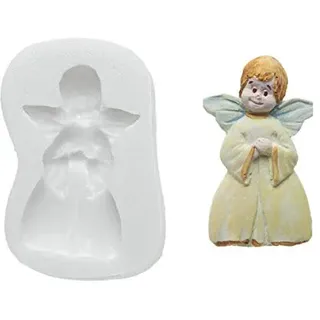 Silikomart | Silikonform für Zuckermasse ANGEL, Form für Tortendekorationen, Prinz-Thema, Maße 140 x 25 x 150 mm