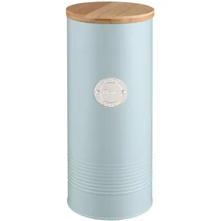 Typhoon Living Collection, Pastellblau, 2,5 Liter Spaghettidose, Stahl, Holz, Silikon