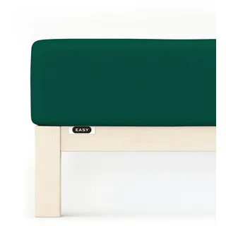 Easy Jersey 180 x 200 - 200 x 220 cm green deep