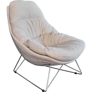 KAWOLA Sessel AVON Relaxsessel Stoff beige - Beige