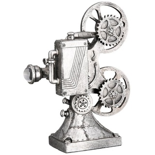 Casablanca modernes Design Casablanca Deko Objekt Skulptur Steampunk Camera - Dekoration Wohnzimmer Poly Höhe: 23 cm