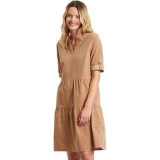 Cartoon Damen 1568/7537 Kleid, Warm Sand, 36