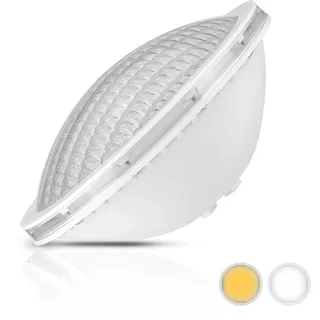 OSREE PAR56 LED Poolbeleuchtung Unterwasser, 20W Poolscheinwerfer Nicht Dimmbar 2000lm, IP68 Wasserdichte, PAR56 LED-Strahler Lampe für Folien, Fertig und Betonbecken, 12V AC/DC, Kaltweiß Licht