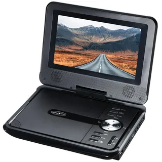 Reflexion DVD7002N - 7 Zoll (17,8 cm) portabler LCD-Bildschirm mit DVD-Player, mit Akku, - 180° dreh- und klappbar