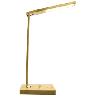 Explore Scientific, BLC1001, LED-Lampe, Bambus, Aufladen von Smartphones, Timer, einstellbar