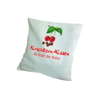 Gözze Kirschkernkissen 21 x 21 cm cherryrot/ecru/grün