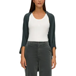 s.Oliver Damen Poncho Green Einheitsgröße