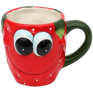 Dekohelden24 Kaffeetasse 0,22 l Rot 2 St.