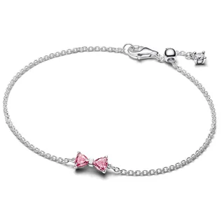 Pandora Timeless Schleife Kettenarmband aus Sterling Silber mit Zirkonia 594234C01-20 Größe 20cm