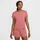 W Nk Df Ss Top Canyon Pink/Black Xl