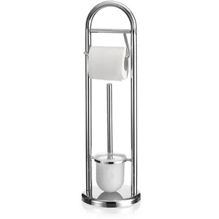 CARO-Möbel Toilettenpapierhalter Egon chrom