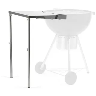 BBQ-Toro Beistelltisch Ø 57 cm Edelstahl silber