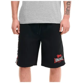 Lonsdale Copley Kurze Hose - Black / Red / White - L