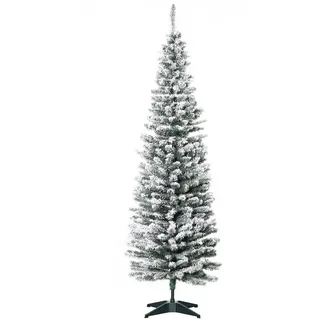 Homcom Künstlicher Weihnachtsbaum 180cm mit Kunstschnee, 390 Astspitzen