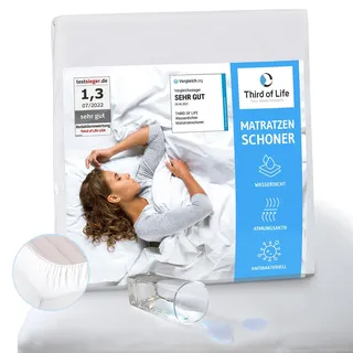 Matratzenschutz für Babybetten 70x140, wasserdichte Betteinlage für Kinderzimmer, Atmungsaktiver Schoner & Nässe-Schutz, Matratzen-Auflage 70 x 140, Hygienische Bettausstattung für Kinder/Babys