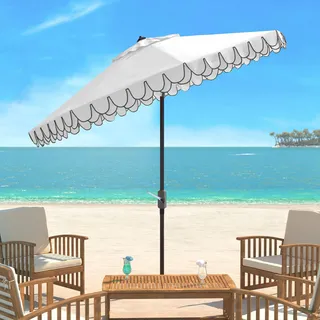 SAFAVIEH Metal for Living Room, Bedroom, Hallway, in White and Black, 255 X 255 X 248 cm