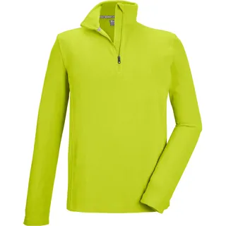 killtec Herren Fleeceshirt mit Stehkragen und Reißverschluss KSW 63 MN FLC SHRT, frühlingsgrün, M, 43463-000