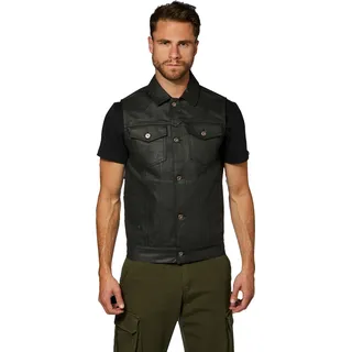 Rokker Rokkertech Club Black, Jeans-Weste - Schwarz - L