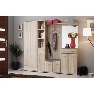 Kleiderständer Schrank Flurgarderobe Design Möbel Luxus Regal JVmoebel - Beige