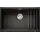 Etagon 700-U links Unterbauspüle schwarz Handbetätigung 730 x 460 mm