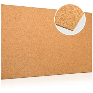 Presskorkplatte 900 x 600 x 5 mm für Pinnwand, Modellbau und Dämmung | Elastische, belastbare Korkplatte zum Schneiden und Kleben, für Wandverkleidung, Gleisbett-Unterlage und rutschfeste Matten