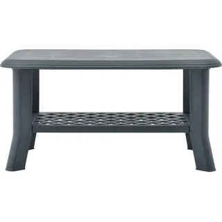 vidaXL Couchtisch Grün 90 x 60 x 46 cm Kunststoff - Grün