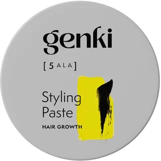 Genki Haircare Hair Growth Styling Paste für Männer und Frauen mit 5-ALA 100 ml Pflege und Styling Stärkt nachweislich das Haarwachstum Mittlerer Halt Haarwachs Haarstyling-Paste