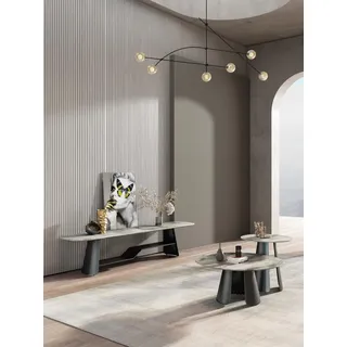 Sideboard Konsolen Tisch Italienische Möbel Stil Möbel Lowboard Sideboards Neu - Grau