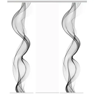 HOME WOHNIDEEN Schiebevorhang ¦ grau ¦ Maße (cm): B: 60