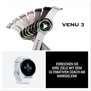 Garmin Venu 3S elfenbein/softgold