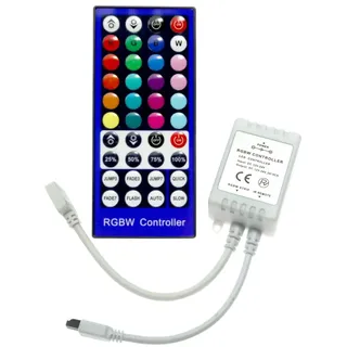 VoltShine Intelligenter Controller für RGB+C und RGB+W LED-Streifen. Ändern Sie Farben und Helligkeit einfach, um einzigartige Umgebungen zu schaffen und Räume und Veranstaltungen in unvergessliche