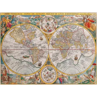 Ravensburger - Puzzle 1500 Teile historischer Globus | Puzzle für Erwachsene 1500 Teile | Puzzle für Erwachsene für Kinder ab 14 Jahren | Geburtstagsgeschenk für Kinder ab 14 Jahren | Maße 80 x 60 cm