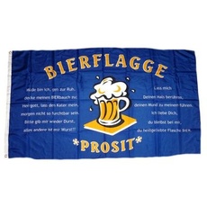 Fahne/Bierflagge Spruch Bierkrug 90 x 150 cm Flaggen