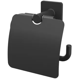Lenz Toilettenpapierhalter Mit Deckel Lenz KOVA schwarz 4813751
