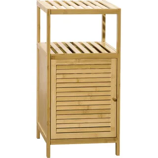 kleankin Badezimmerschrank 36,5 x 67 cm Beige/Braun