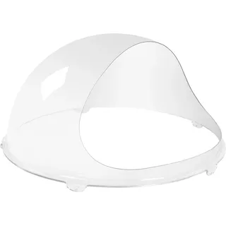 Royal Catering RCZW-COV62 Abdeckung Spuckschutz für Zuckerwattemaschine Abdeckhaube (Ø 62 cm, Acrylglas)