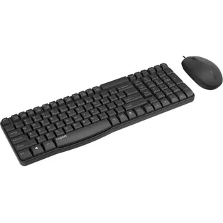 Rapoo NX1820 Tastatur DE Set schwarz