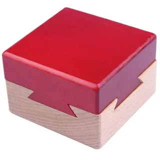 Moraphee Holzpuzzle Box Rätsel Secret Jewellry Geschenkbox für Weihnachten