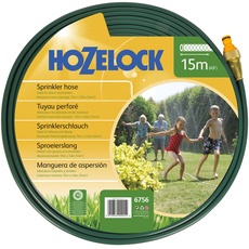 Hozelock Garten Schlauch Sprinkler-Schlauch 15 Meter und Grundausstattung, Bewässerungsfläche, Mehrfarbig, max. 54 m2