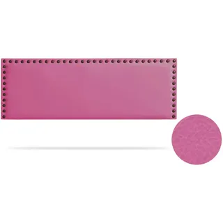 Kopfteil gepolstert Modena Kunstleder 145x55x8 cm - Rosa - Moonia , Pink , Holz , 145x8x55 cm , Bett-Kopfteile