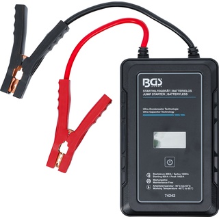 BGS Starthilfegerät Batterielos mit Ultra-Kondensator Technologie 12 V 800 A 1600 A