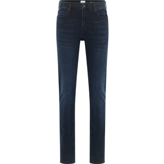 Mustang Frisco Jeans Skinny Fit in dunkelblauer Used-Waschung-W38 / L32