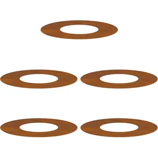 Cortenstahl Pflanzkübel Cortenstahl Groß Stapelbar Zylindrisch, Gabionen DesignMöbel Neu - Braun