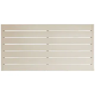 Andrewex Sichtschutzelement Faro 180 x 90 cm Beige Holz