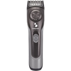 Beper 40.332 - Wiederaufladbarer Bartschneider, auch für Haare geeignet, abnehmbare Edelstahlklingen, 20 Längen, Aufladen mit USB-Kabel (Wandadapter nicht im Lieferumfang enthalten)