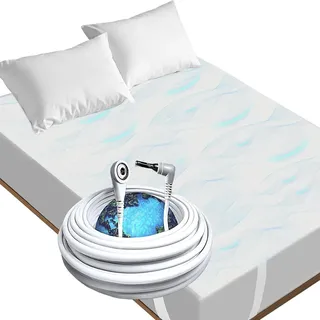 RIQINXIN Erdungsdecke – 10 % Silberfaser & 90 % Bio-Baumwolle – verbessert den Schlaf und lindert Schmerzen, weiß (180 x 200 cm)