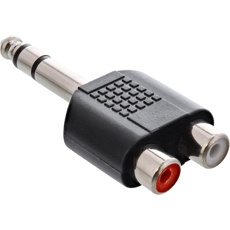 Bild Audio-Adapter 6,3mm-Klinken-Stecker - 2x Cinch-Buchse Stereo