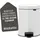 Treteimer Newicon 5 l Weiss