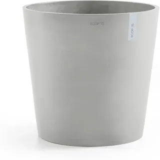 Ecopots Pflanztopf Amsterdam Weißgrau 50 cm x 43,8 cm